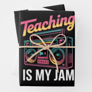 新学期教えレトロのMy Jam 80s ラッピングペーパーシート