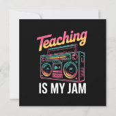 新学期教えレトロのMy Jam 80s 招待状 (正面)