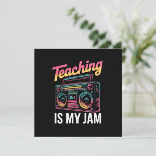 新学期教えレトロのMy Jam 80s 招待状