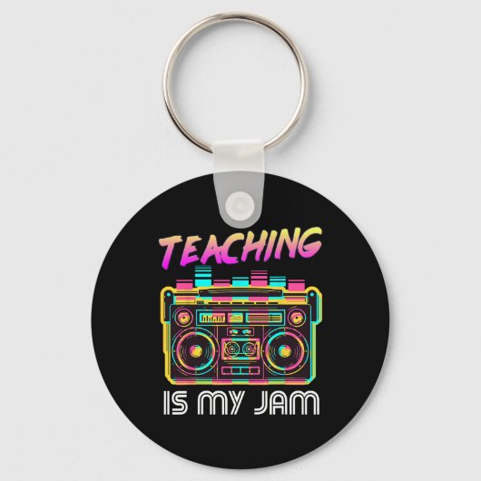新学期教えレトロのMy Jam 80s Teache キーホルダー (正面)