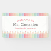 新学期教室ウェルカムバナー 横断幕 (横)