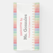 新学期教室ウェルカムバナー 横断幕 (縦)