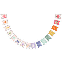 新学期教室バナー（任意の等級） バンティングフラッグ