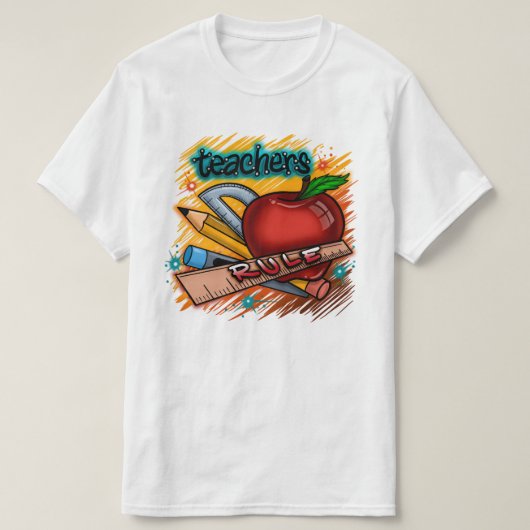 新学期教師最高 Tシャツ (デザイン正面)