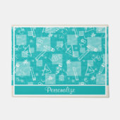 新学期教育先生教室 ドアマット (正面)