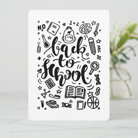 新学期教育 カード (スタンド正面)