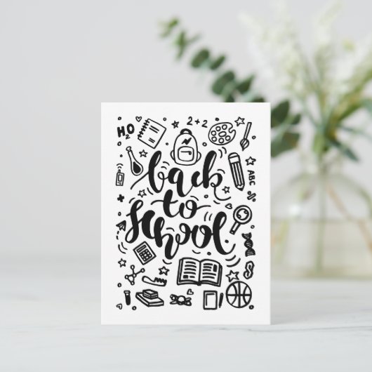 新学期教育 ポストカード (スタンド正面)