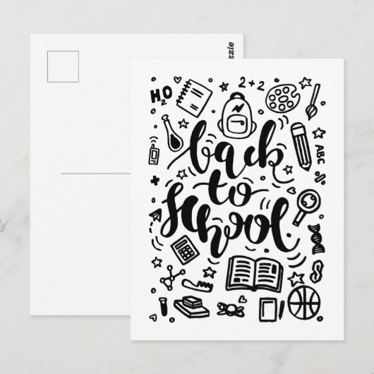 新学期教育 ポストカード (正面/裏面)