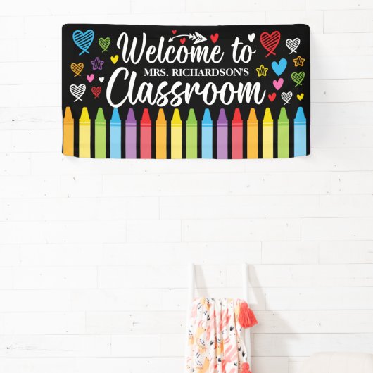 新学期歓迎先生教室 横断幕 (インサイチュ)