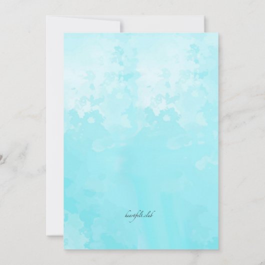 新学期水彩 招待状 (裏面)