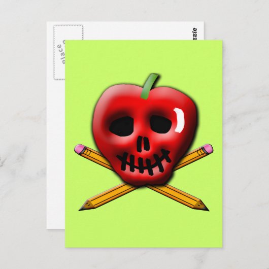 新学期海賊インスパイアデザイン ポストカード (正面/裏面)