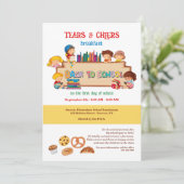 新学期涙と応援招待状 招待状 (スタンド正面)