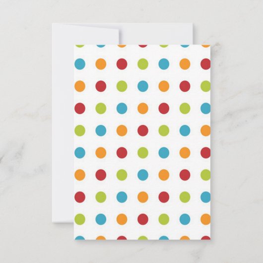 新学期焚き火パーティの招待状 招待状 (裏面)