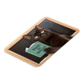 新学期猫読の本のユーモア マグネット (左側)