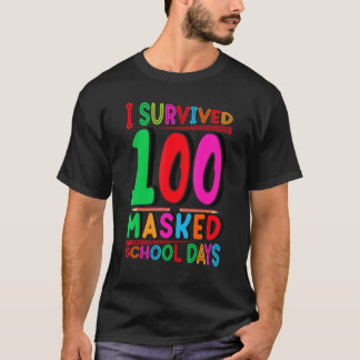 新学期生き延び100カ所の仮面日 Tシャツ