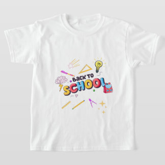 新学期用品シャツドカラフルール Tシャツ