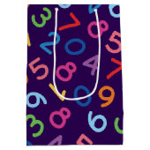 新学期番号(紫) ミディアムペーパーバッグ (裏面)