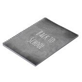 新学期白黒タイポグラフィシャルボード ノートブック (左側)