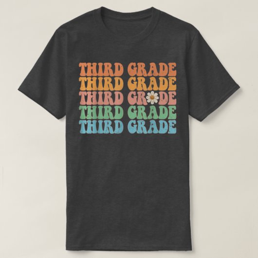 新学期第三級3級ヴィンテージ教え Tシャツ (デザイン正面)