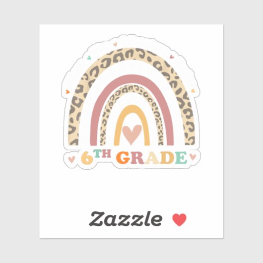 新学期第六年生 シール (シート)