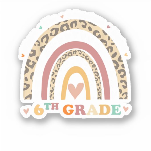 新学期第六年生 シール (正面)