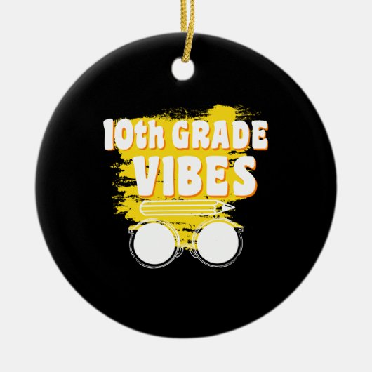 新学期第10級ビーブスシャツ初日 セラミックオーナメント (正面)