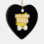 新学期第2級バイブスシャツ初日キッド セラミックオーナメント (右)