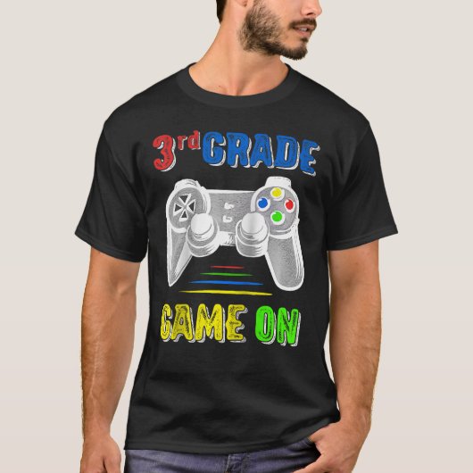 新学期第3級ゲーマービデオゲームK Tシャツ (正面)