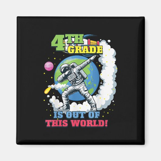 新学期第4級宇宙アウトオブthis world マグネット (正面)