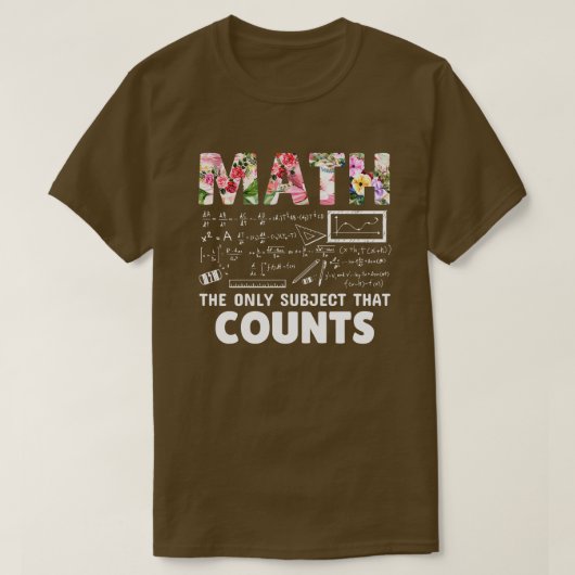 新学期算数 Tシャツ (デザイン正面)