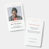 新学期管理者IDバッジ（写真付き） バッジ (正面＆裏面)