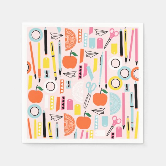 新学期紙ナプキン スタンダードカクテルナプキン (正面)