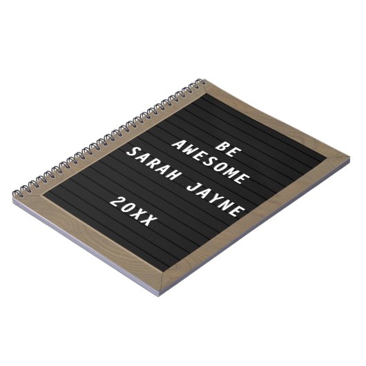 新学期素晴らし板手帳 ノートブック (左側)