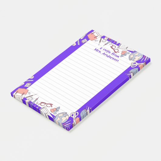 新学期紫 ポストイット (アングル)