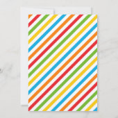 新学期終了のサマープールパーティー 招待状 (裏面)