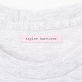 新学期色分けされた少年 | ガールタイプフォント ラベル (貼付)