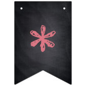 新学期色黒板装飾 バンティングフラッグ (第1の旗)