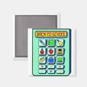 新学期計算機 マグネット (正面/裏面)