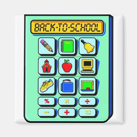 新学期計算機 マグネット (正面)