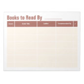 新学期読ズ小物帳クラブ ノートパッド (正面)