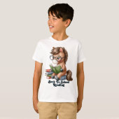 新学期読ズ、ウマ読ーズ・ブックス Tシャツ (正面フル)