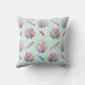 新学期象模様 クッション (裏面)