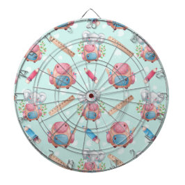 新学期象模様 ダーツボード