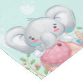 新学期象模様 テーブルクロス (アングル)