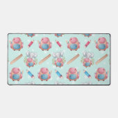 新学期象模様 デスクマット (正面)