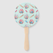 新学期象模様 ハンドファン (裏面)