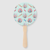 新学期象模様 ハンドファン (正面)