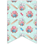 新学期象模様 バンティングフラッグ (第3の旗)