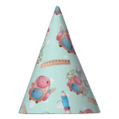 新学期象模様 パーティーハット (右)