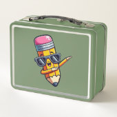 新学期鉛筆ダービング メタルランチボックス (裏面)